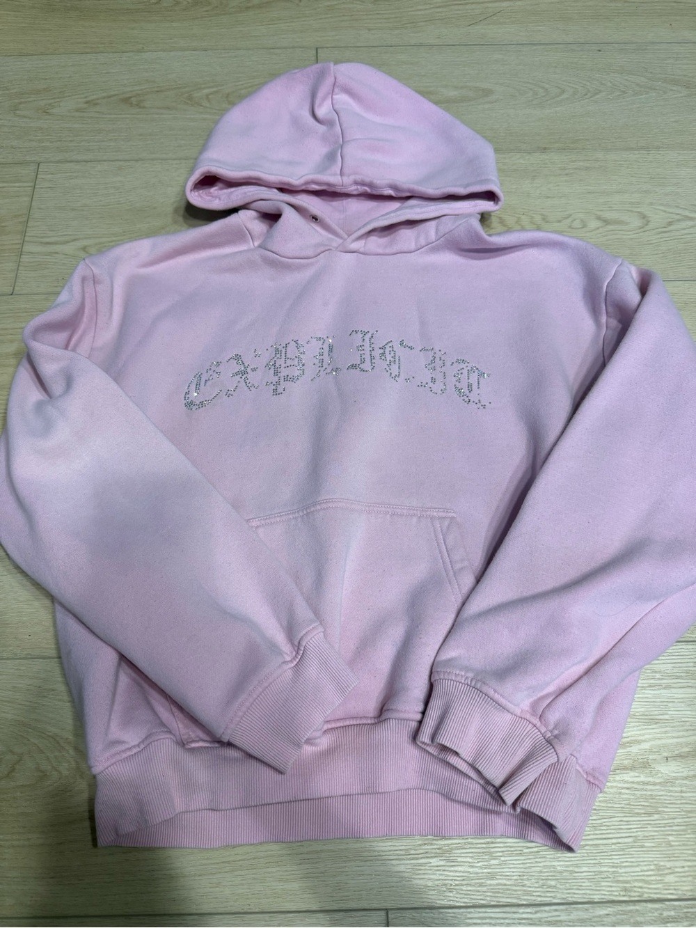 Hidden cult pink hoodie